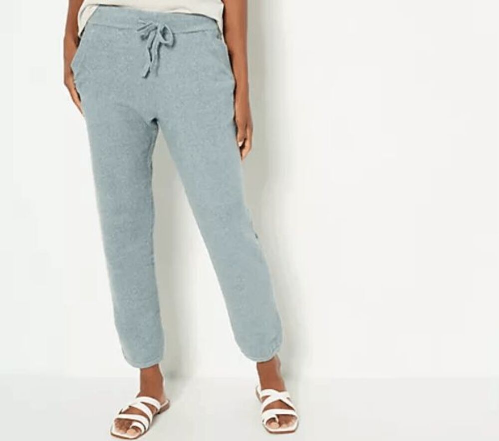 Barefoot Dreams Women's EcoChic Pull-on Jogger Pants Dusk cozy L NEW